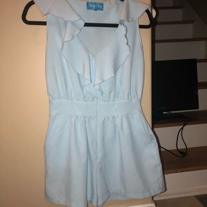 Shaye Blue light blue romper